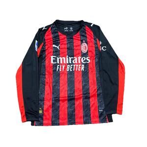AC Milan | Men’s Medium Home Long-Sleeve Jersey
